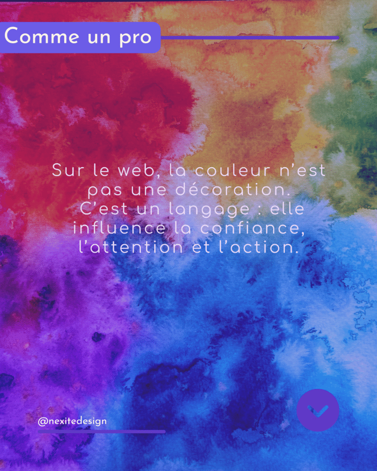 Psychologie des couleurs sur un site web en Corse | Nexite Design (Ajaccio)